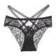thumbnail image 3 of Gibobby Panty sexy Ajuste Bragas para mujer Bragas cómodas de seda de malla Calzoncillos de mujer sexy de encaje(Negro，Talla única), 3 of 4