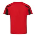 thumbnail image 2 of Just Cool Mens Contrast Cool Sports Plain T-Shirt, 2 of 2