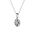 thumbnail image 6 of Cate & Chloe Millie 18k White Gold Plated Necklace with Swarovski Crystals for Women, Gift for Her, 6 of 8