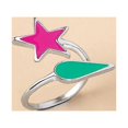 thumbnail image 2 of X Hunter Hisso Anillo Plata Gota Estrella Capas Círculo Abierto Clásico Cosplay Anime Anillo, 2 of 4