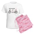 thumbnail image 6 of CafePress - Tandem Bicyle Wedding Women's Light Pajamas - Women's Short Sleeve Print T-Shirt and Pants Light Cotton Pajama Set, 6 of 7
