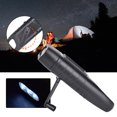 thumbnail image 3 of Hand Crank Flashlight, Small Flashlight, Portable For Camping For Climbing Black, 3 of 8