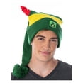 thumbnail image 6 of Elf The Movie Adult Buddy The Elf Character Costume Long Pom Beanie, 6 of 6