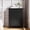 black, variant on White Tall 5-Drawer Wooden Dresser with Deep Drawers & Metal Knobs - Modern Chest of Drawers for Bedroom, Entryway & Hallway