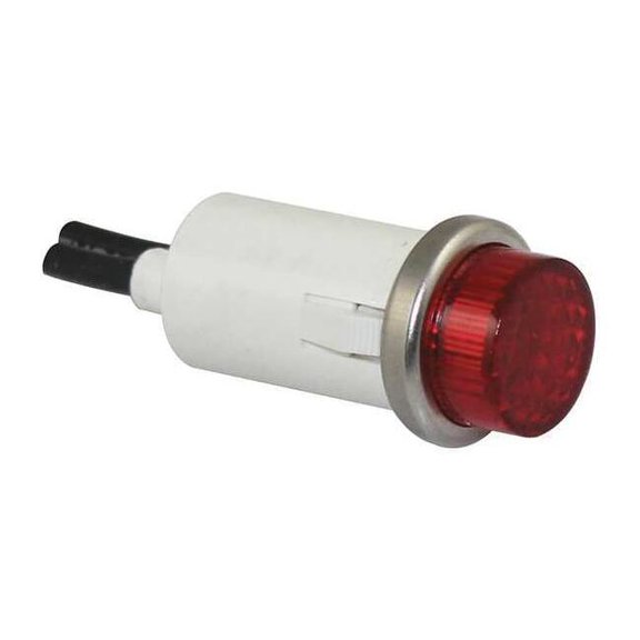Manufacturer Varies Indicator Light, Panel Mount, Raised Head. Red, 12MM 20C854