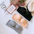 thumbnail image 3 of Qarigey Máxima comodidad y soporte con sujetador sin tirantes de ajuste ajustable Sujetador transpirable ajustable con realce para niña Ropa interior Negro 34/75A, 3 of 6