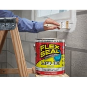 Flex Seal Liquid Rubber Sealant Coating, 1 Gallon, White