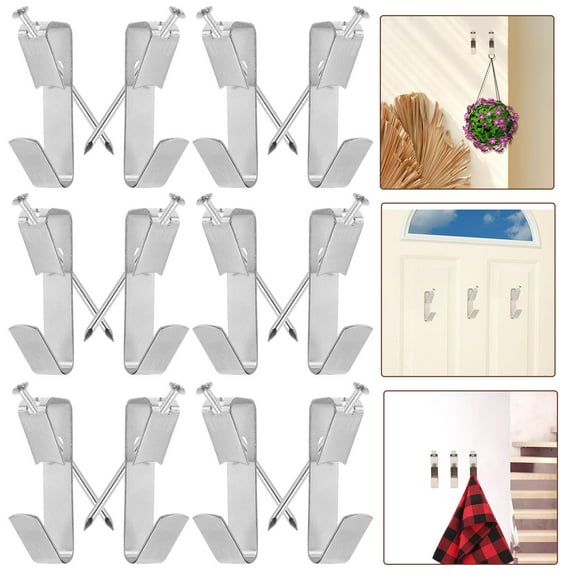 Raindrops  20 Sets Hanging Hooks for Picture Frames Hangers Heavy Duty