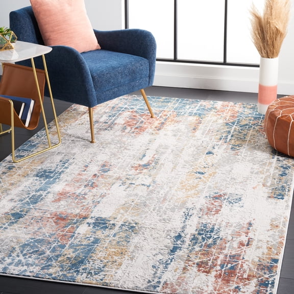 Safavieh Invista Cybill Abstract Area Rug, Gray/Dark Gray, 5'3" x 7'6"