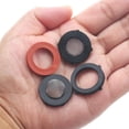 thumbnail image 2 of 3/4” Garden Hose Washers with Filter Screen, 40Packs Hose Rubber Seals Gasket and Mesh Filter Set, 4 Kinds O-Rings for Standard 3/4“ Garden Hose Fittings and 5/8” Washing Machine Connector, 2 of 4