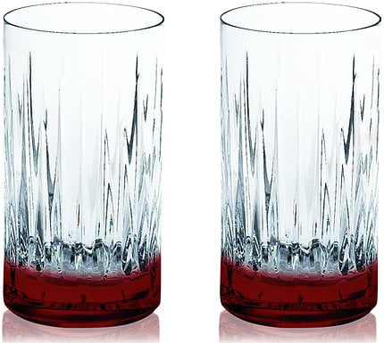 Set of 4 Reed & Barton Crystal Soho Highball Glasses
