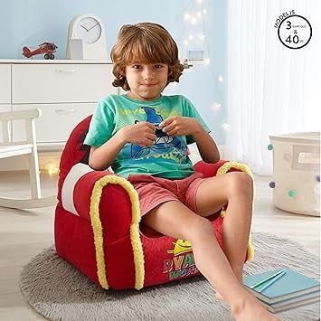 Ryan's World Ryan Figural Plush Red Bean Bag Chair