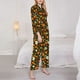 thumbnail image 3 of Balery Harvest Pumpkins Conjunto de Pijama con Estampado para Mujer, Conjunto de Dos Piezas con Manga Larga, Ropa de Dormir Suave con Bolsillos, Pijamas Cómodos-Small, 3 of 7
