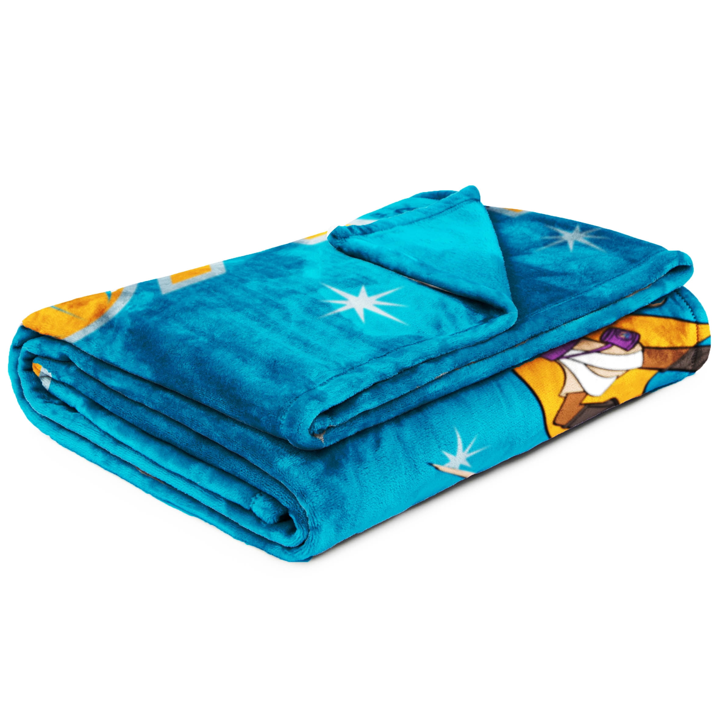 Young Jedi Kids Twin Blanket, 62 x 90, Microfiber, Blue, Star Wars