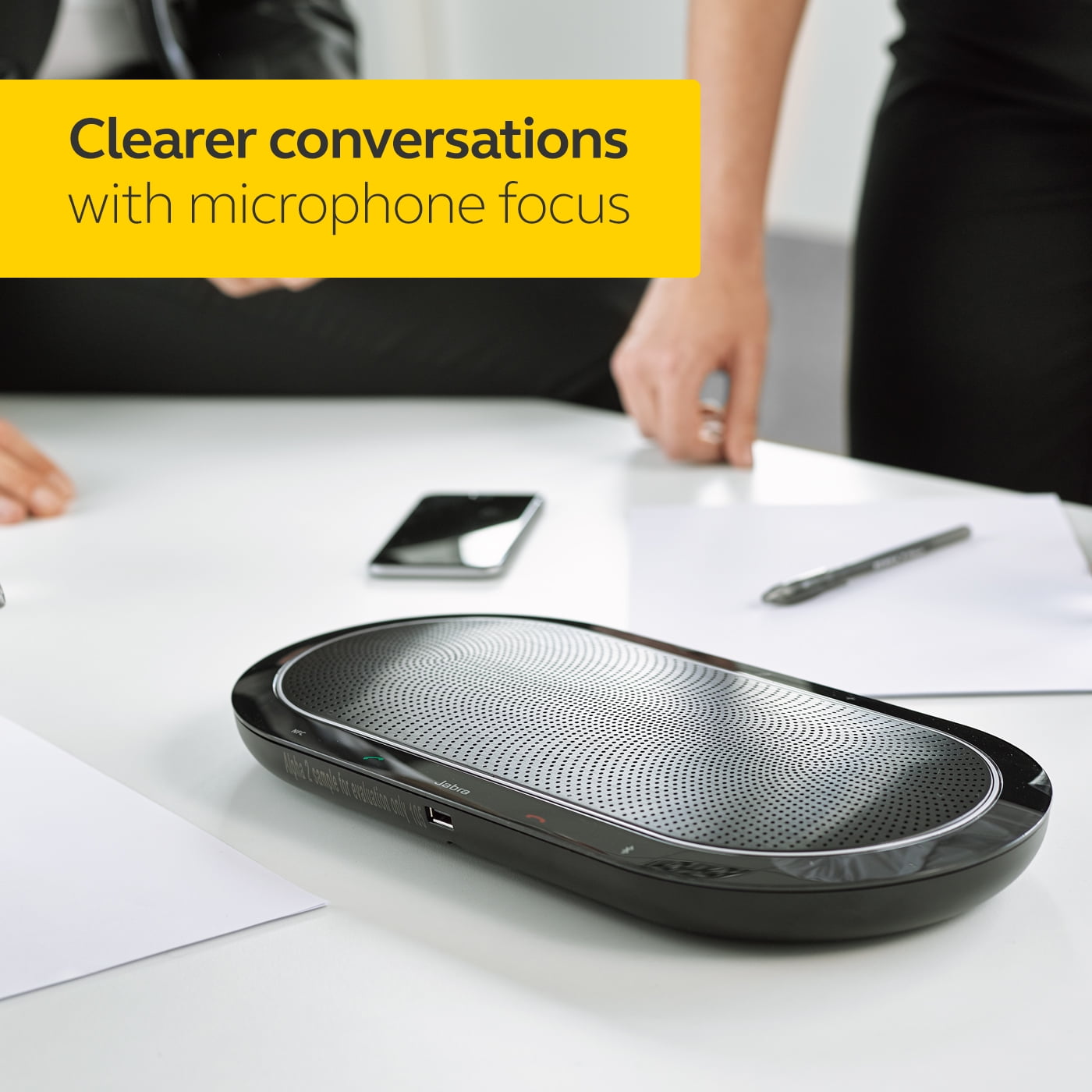Jabra Speak 810 MS Portable Speaker for Music and Calls - Walmart.com