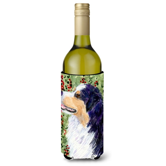 Caroline's Treasures SS8845LITERK Australian Shepherd Wine Bottle Hugger, Wine Bottle, multicolor