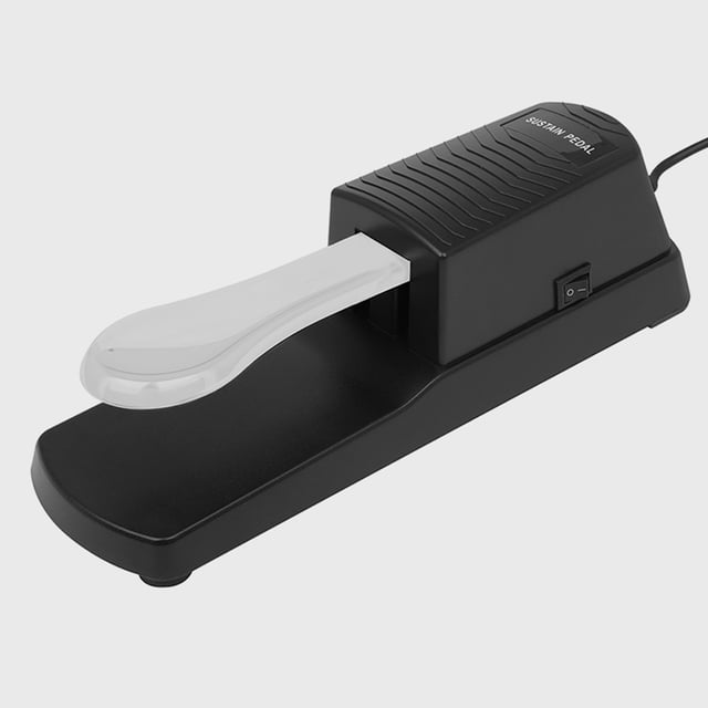 unbranded Pedal De Pie Para De Piano Negro Con Resistente Y Uso Prolongado