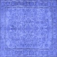 thumbnail image 1 of Ahgly Company Indoor Square Persian Blue Traditional Area Rugs, 7' Square, 1 of 4