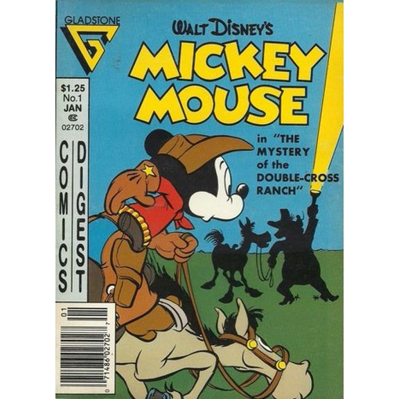 Mickey Mouse Digest #1 (Newsstand) VF ; Gladstone Comic Book