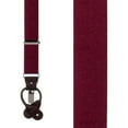 thumbnail image 2 of SuspenderStore Oxford Cloth Suspenders - Convertible Button & Clip - 5 Colors, 2 of 4