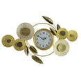 thumbnail image 3 of 37" Metal Gold Sunflower Wall Clock, 3 of 5