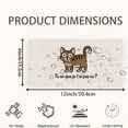 thumbnail image 2 of License Plate, Surprised Cat in French Decorative Front,Personalized Stainless Steel License Plate Cover For Men Women,12.2" X 6.2", 2 of 7