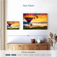 thumbnail image 4 of Elephant Stock Hot Air Balloons In The Sky Wall Art - Horizontal Canvas Wall Art - Living Room Wall Decor - Transportation Canvas - Orange And Purple Decor - 12" x 8", 4 of 8