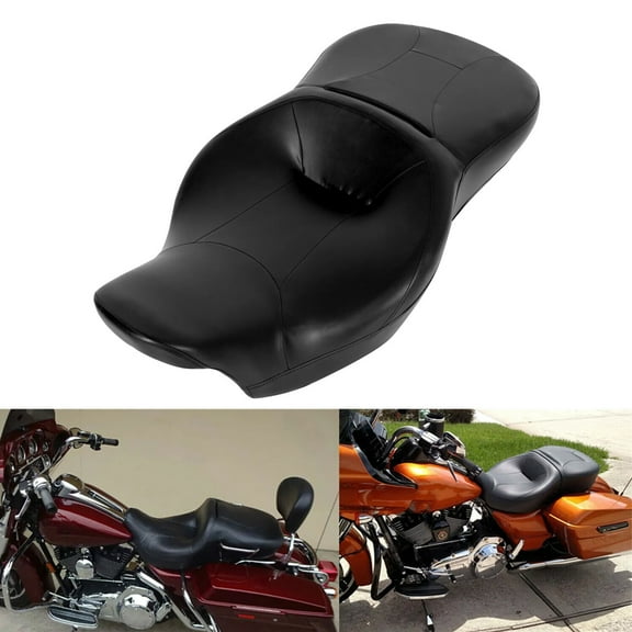 Rider Passenger Seat For Harley Touring Road King Street Glide Road Glide 09-23