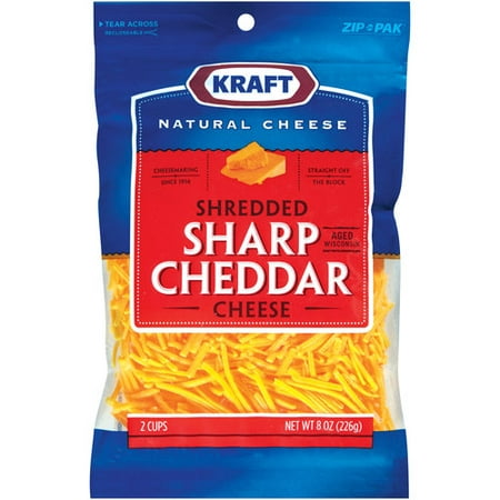 shredded cheddar