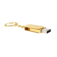 thumbnail image 4 of Inteprter Gire la unidad flash USB U Disk Pen Drive 1GB-128GB USB Storage Computer U Disk Estaciones de acoplamiento para portátiles oro 4 GB, 4 of 6