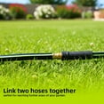 thumbnail image 4 of Leader Short Garden Hose 3/4 in. x 2 ft. - Heavy Duty Lightweight PVC Water Hose - Flexible, No Kink, Leakproof, Male to Female Fittings - 200PSI Work & 500PSI Burst, for Lawn & Commercial Use, 4 of 6