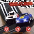 thumbnail image 4 of Set de pista de carreras de coches tragaperras Atlasonix con 4 coches de alta velocidad de 100 m, 4 of 7