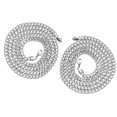 thumbnail image 4 of 2 uds. Collares de cadena de acero inoxidable para hombre, collar moderno, cadena de eslabones, collar elegante, cadena, joyería de moda para mujeres y hombres, 4 of 8