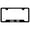 Black, variant on Acura ILX Laser Etched Logo Cut-Out License Plate Frame (Black)