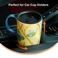 thumbnail image 2 of Topadorn Turquoise Butterfly Ceramic Travel Mug, 17oz, Yellow & Blue Design, Spill-Resistant Lid, Microwave & Dishwasher Safe, Gift Boxed, 2 of 13