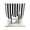 Black, variant on Teal Striped Tie Up Curtains for Kitchen Windows,Adjustable Rod Pocket Valance 63 Inch Long, Simple Art Vertical Stripe Farmhouse Window Treatment Balloon Roman Blind Shade, 52" x 63"