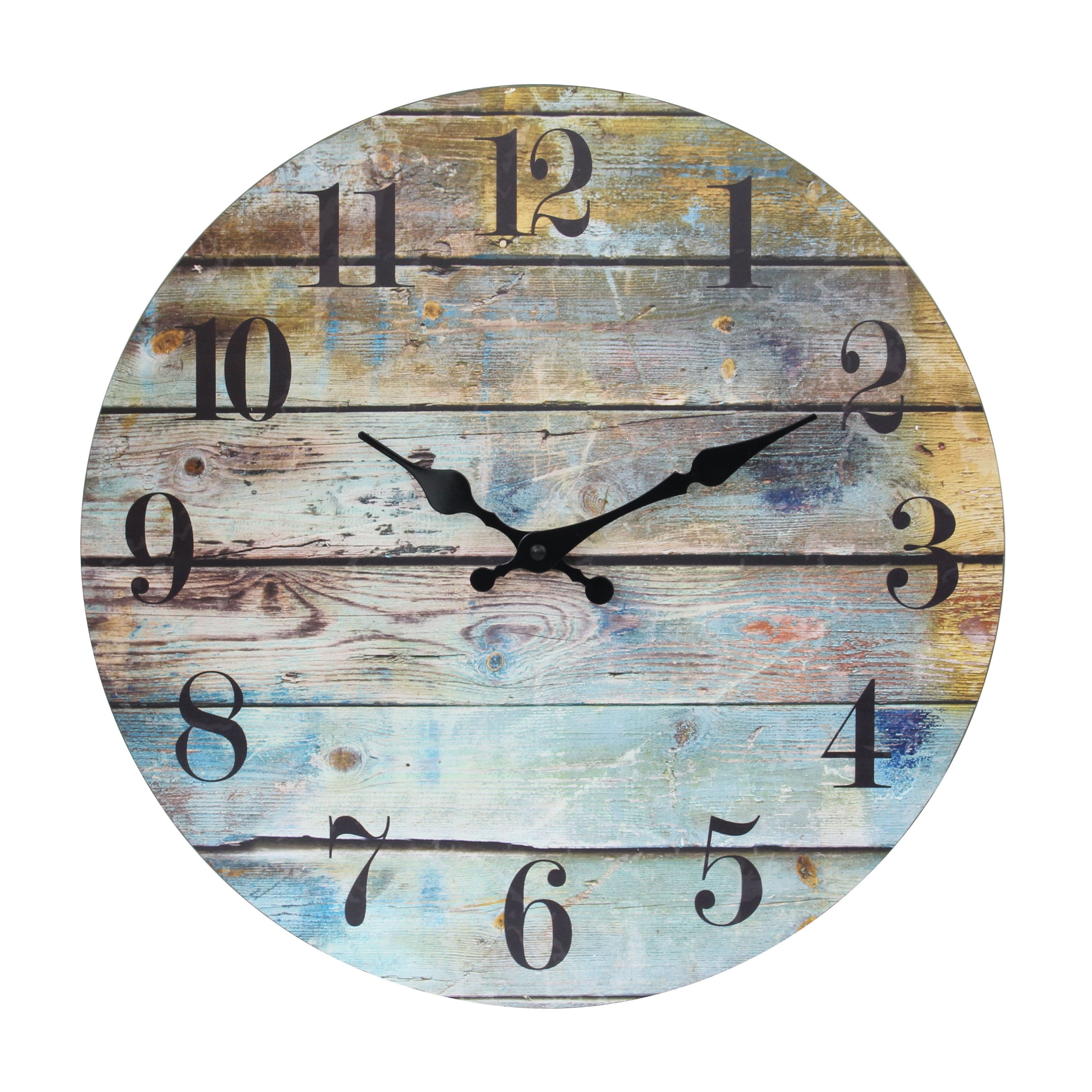 Kitchen Bedroom Battery Operated Retro Clock for Living Room Mom Life by Unbranded Wooden Wall Clock 10 Inch Dreams and Toddlers