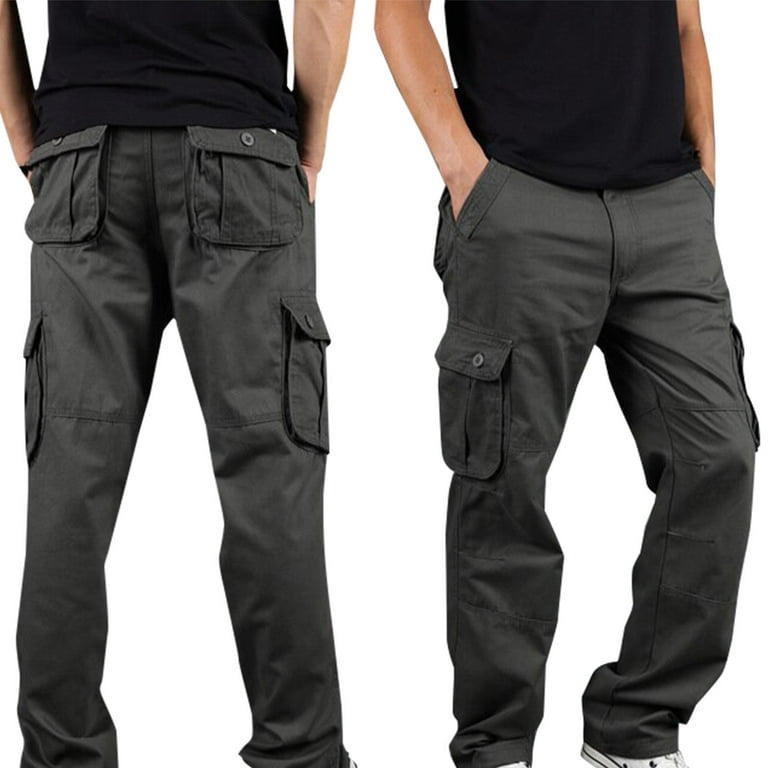 Men's American Cargo Pants Stretch Outdoor Multi-pocket Tactical Trousers