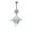 Illusory color, variant on 1Pc Bell Button Ring Belly Ring Heart Shaped Navel Ring Heterotypic Silver US-White