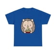 thumbnail image 2 of Hedgehog Eating Ramen Noodle Soup Cute Tee T-Shirt, 2 of 2
