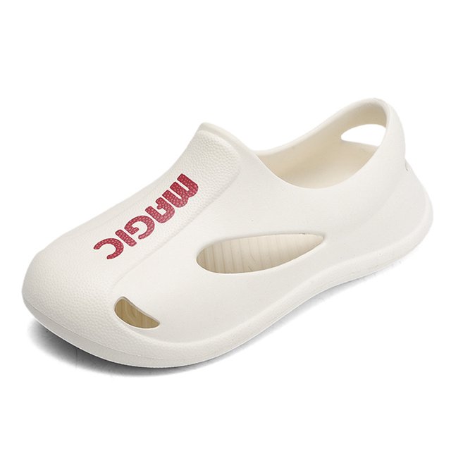 Zapatos Sandalias de playa EVA Plataforma transpirable Parte inferior gruesa suave Hombres Mujeres (44-45 Blanco) Ndcxsfigh Tenis De Mujer Tenis De Hombre