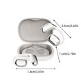 thumbnail image 3 of Open-Ear Bluetooth Bone Conduction Sport Headphones, Sweat Resistant Wireless Earphones for Workouts and Running with Premium Deep Base - Built-in Mic, with Hair Band,White, 3 of 8