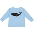 thumbnail image 3 of Inktastic Whale Psalms 93:4 Boys or Girls Long Sleeve Toddler T-Shirt, 3 of 5
