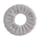 thumbnail image 1 of JINESXIAO Liquidación de hoy Funda para asiento de inodoro, gruesa, suave, cálida, elástica, lavable, se adapta a todos los asientos de inodoro ovalados, color gris, 1 of 3
