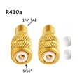 thumbnail image 2 of Adaptador De Ca R410A Adaptador de CA 1 refrigerante/4 accesorios de coche de acoplamiento rápido macho SAE (180 grados), 2 of 8