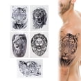 thumbnail image 2 of Body Tattoo Sticker,5 Sheet Animal Pattern Animal Tattoo Sticker Waterproof Tattoo Sticker Ultimate Reliability, 2 of 8
