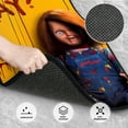 thumbnail image 3 of Lsque Chucky Print 4-Piece Floor Mats, Heavy-Duty Rubber Liners, Anti-Slip Design, All-Season Automotive Protection, Vehicles, Cars, Trucks, and SUVs, 3 of 7