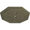 thumbnail image 3 of 29 1/8"OD x 2 1/4"ID x 1 1/8"P Spring Octagonal Ceiling Medallion (Fits Canopies up to 3"), Hand-Painted Spartan Stone, 3 of 6