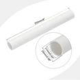 thumbnail image 2 of Rigid Round Pipe 21mm ID 25mm OD 20cm/8" Length White High Impact for Water Pipe, Crafts, Cable Sleeves, 2 of 6
