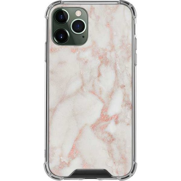 Skinit Marble Rose Gold Marble iPhone 12 Pro Clear Case